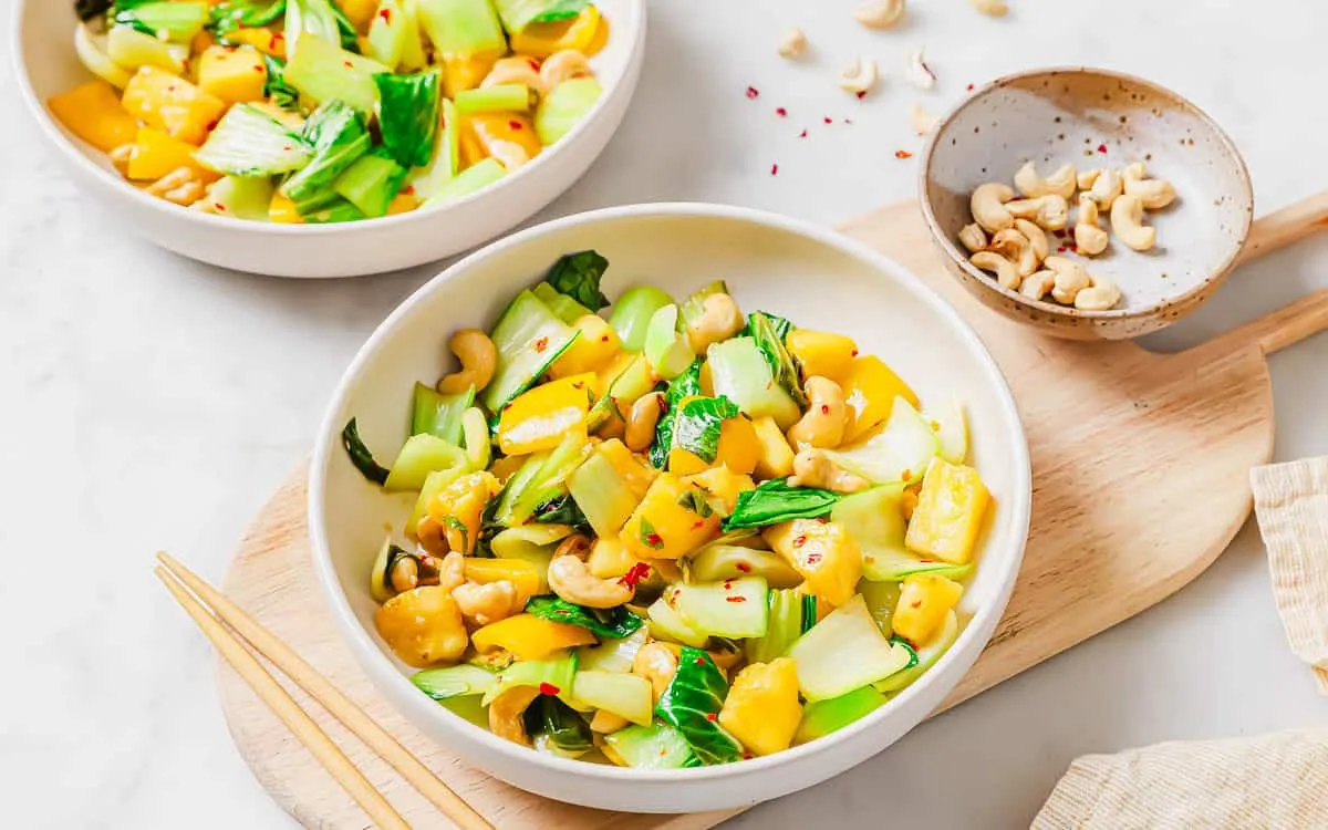 Bok Choy Pineapple Stir-Fry