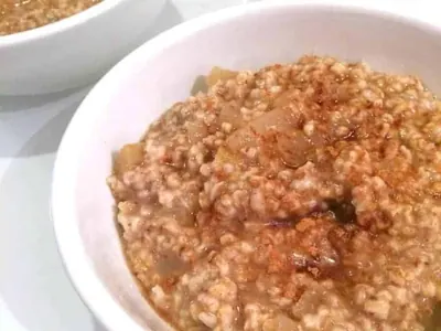 Overnight Apple Oatmeal