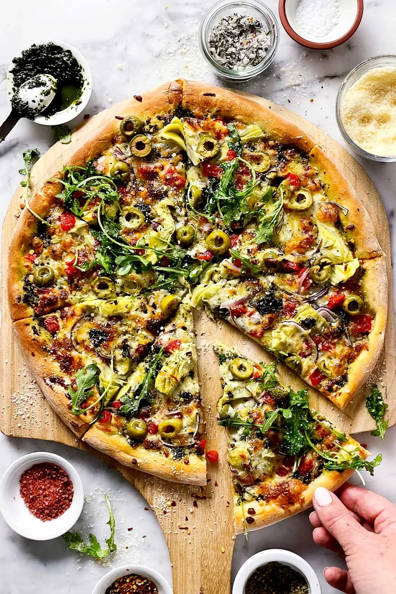 Mediterranean Pizza