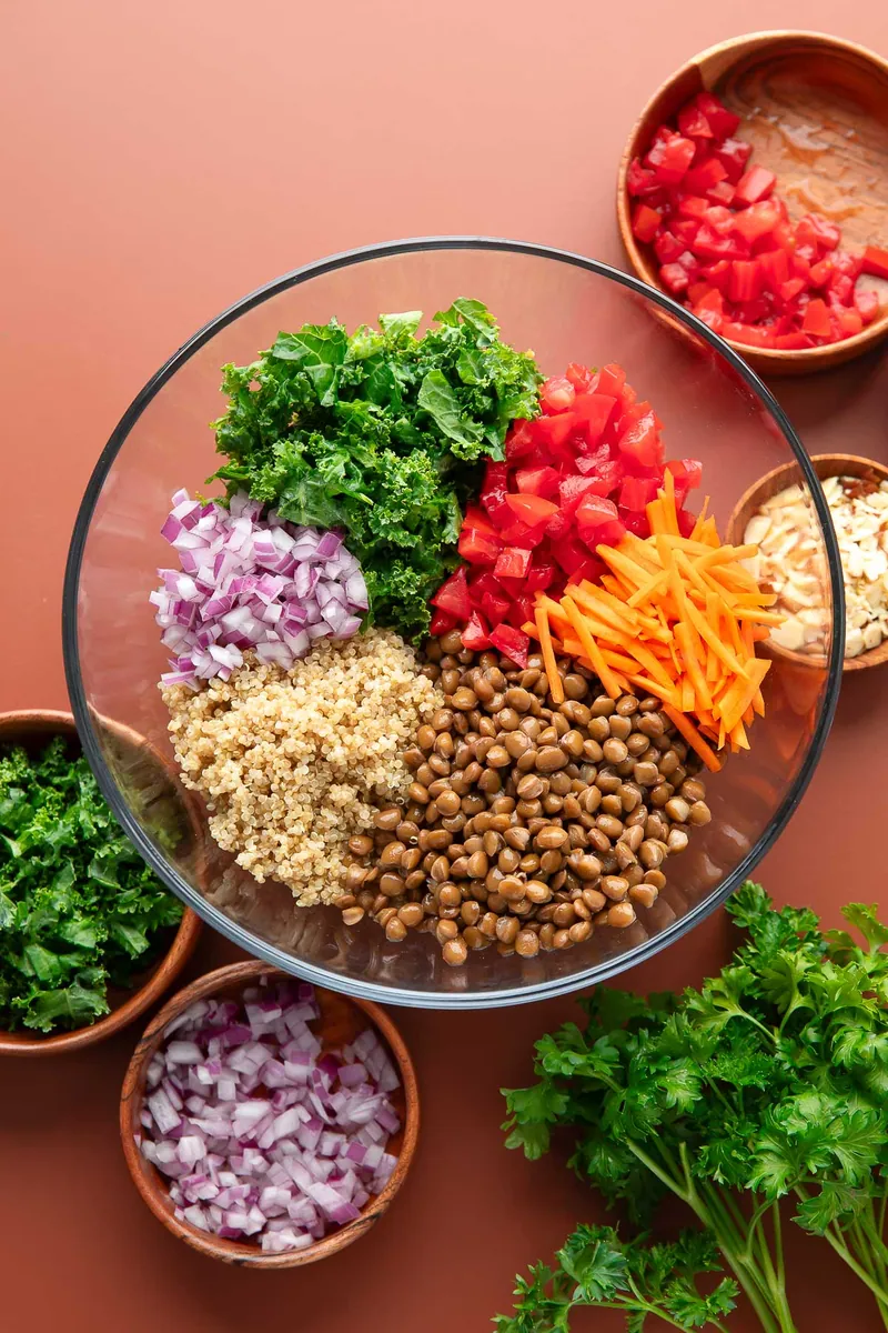Quinoa Lentil Salad