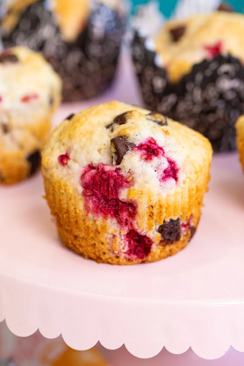 Chocolate Raspberry Muffins