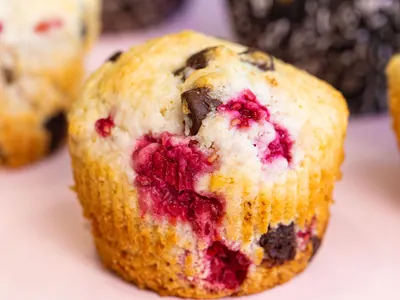 Chocolate Raspberry Muffins