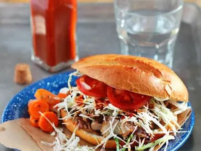 Pork Carnitas Torta