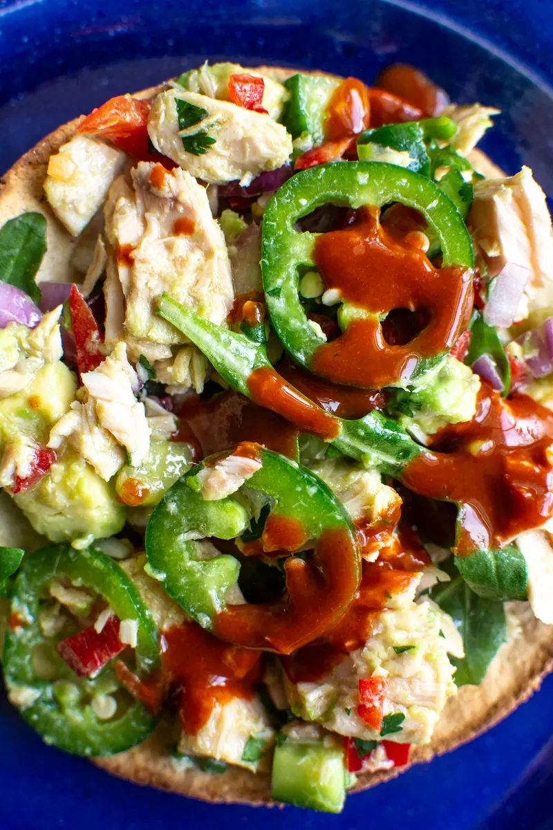 Mexican Tuna Salad with canned tuna