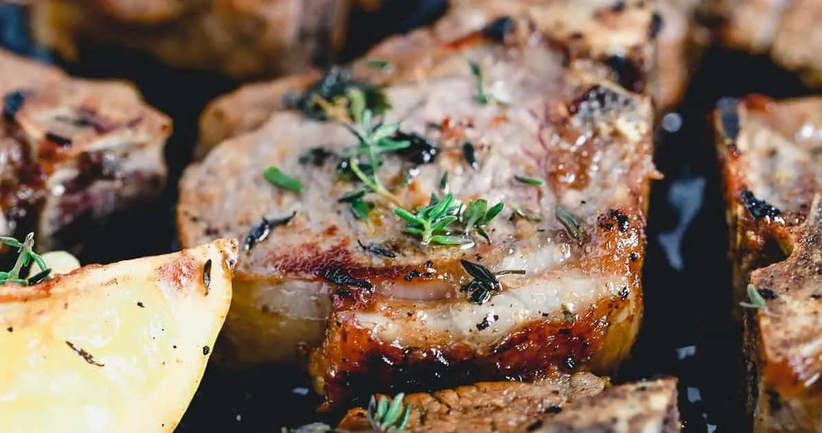 Lemon Thyme Lamb Chops