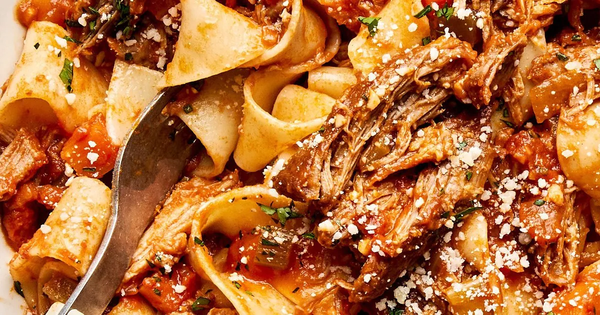 Braised Pork Ragu Pappardelle