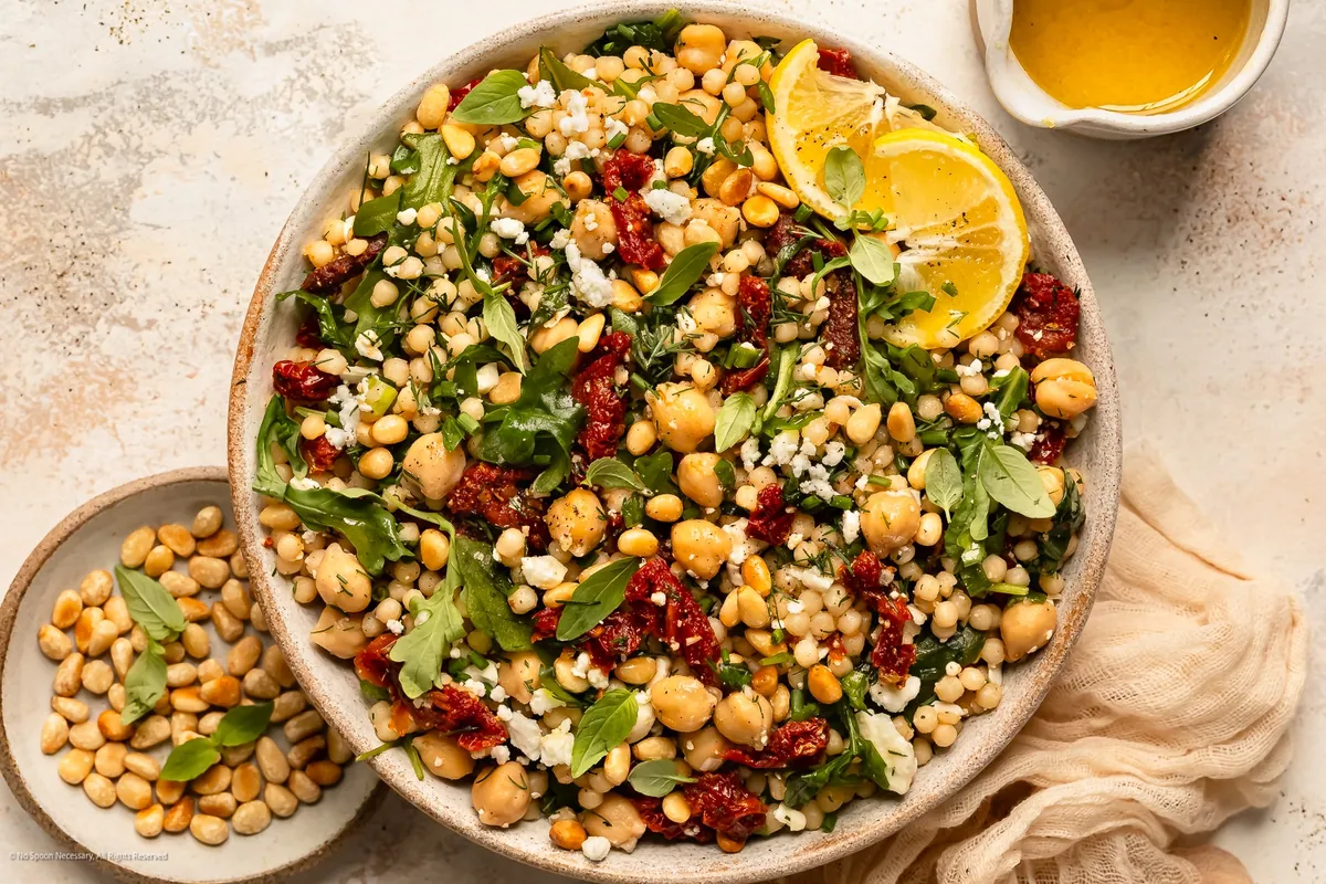 Israeli Pearl Couscous Salad