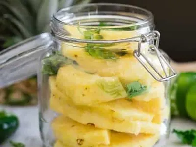 Spicy Pickled Pineapple