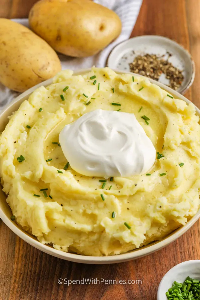 Sour Cream Mashed Potatoes