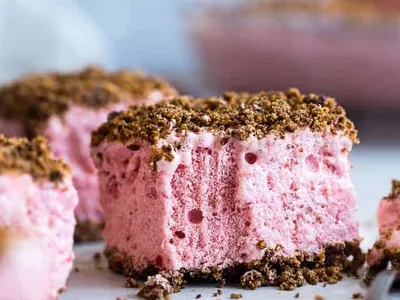 Frozen Strawberry Pecan Dessert