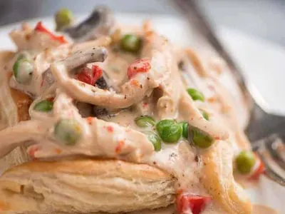 Slow Cooker Chicken a la King