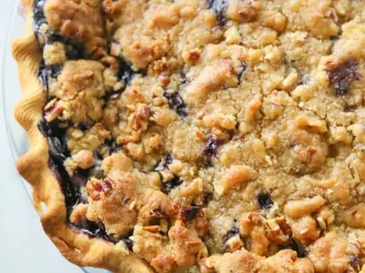 Blueberry Custard Pie