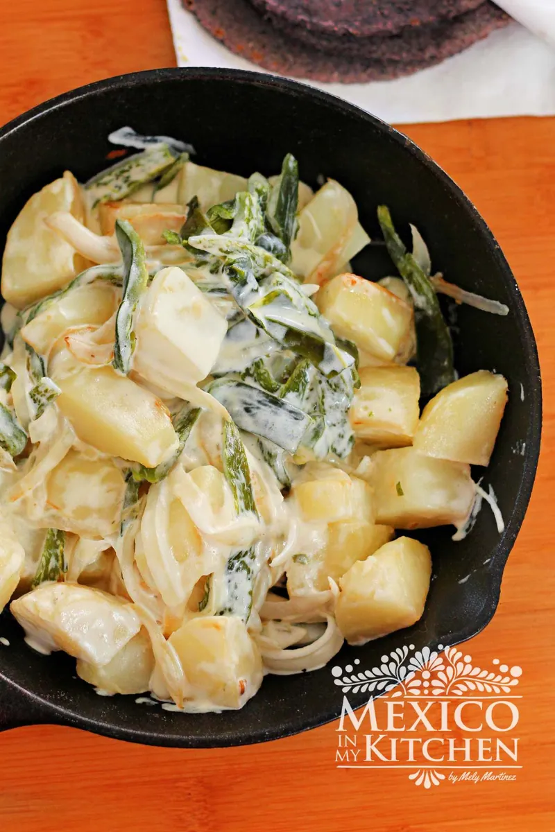 Creamy Poblano Potatoes
