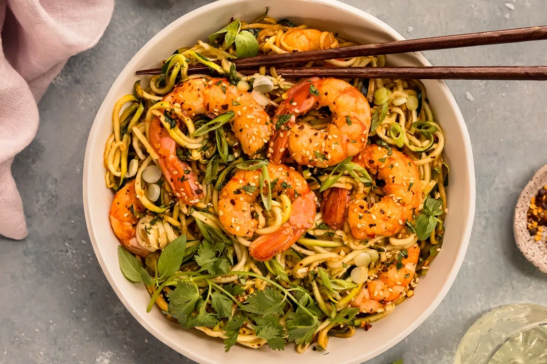 Shrimp Zucchini Noodles