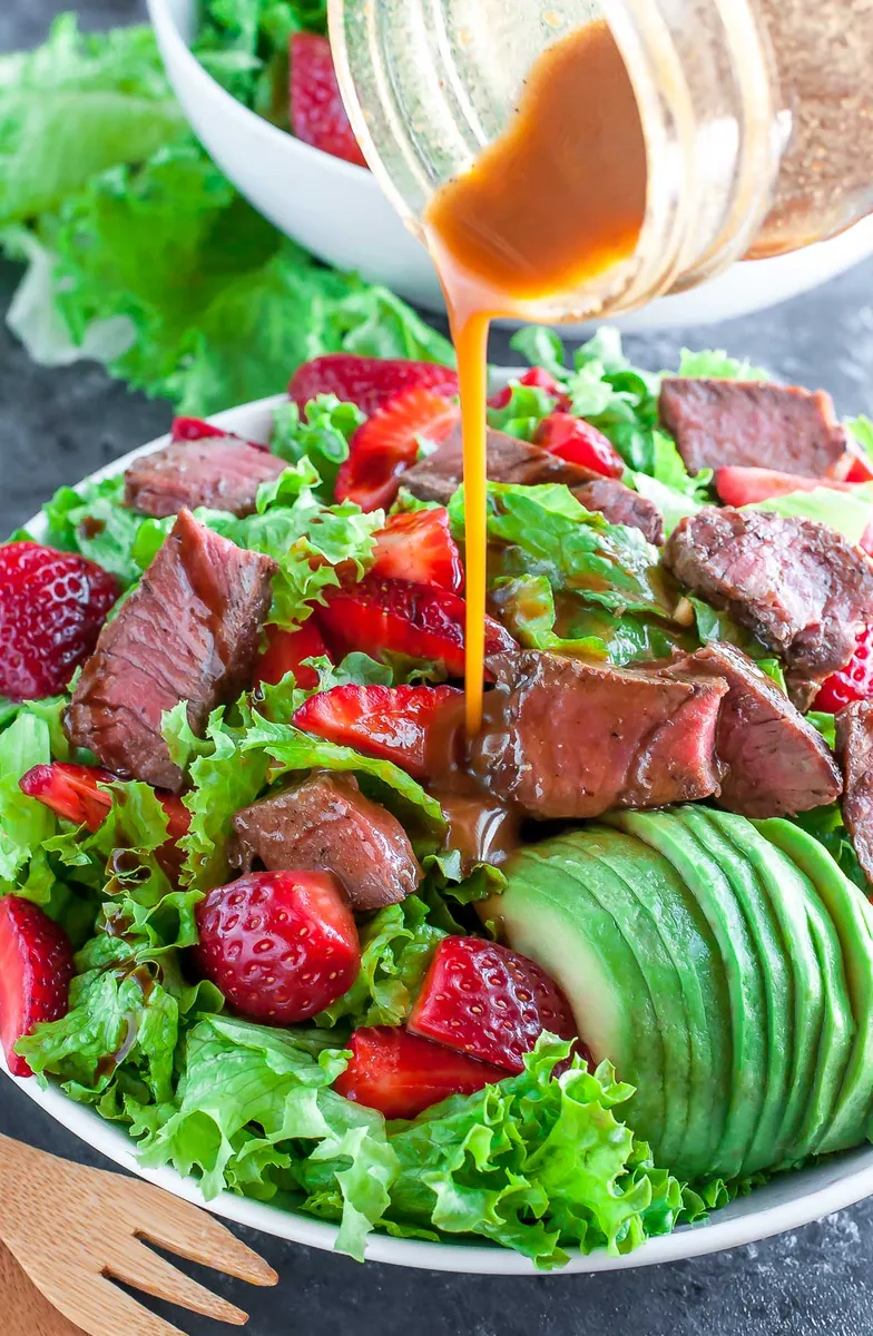 Strawberry Steak Salad