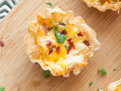Jalapeño Popper Phyllo Cups