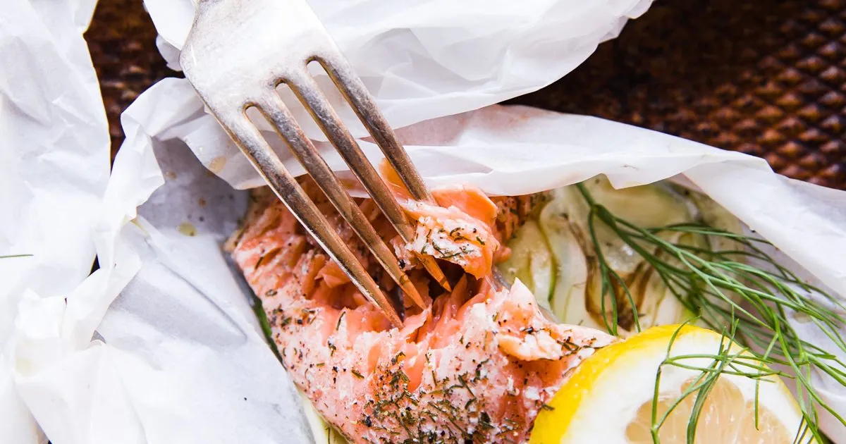 Salmon en Papillote