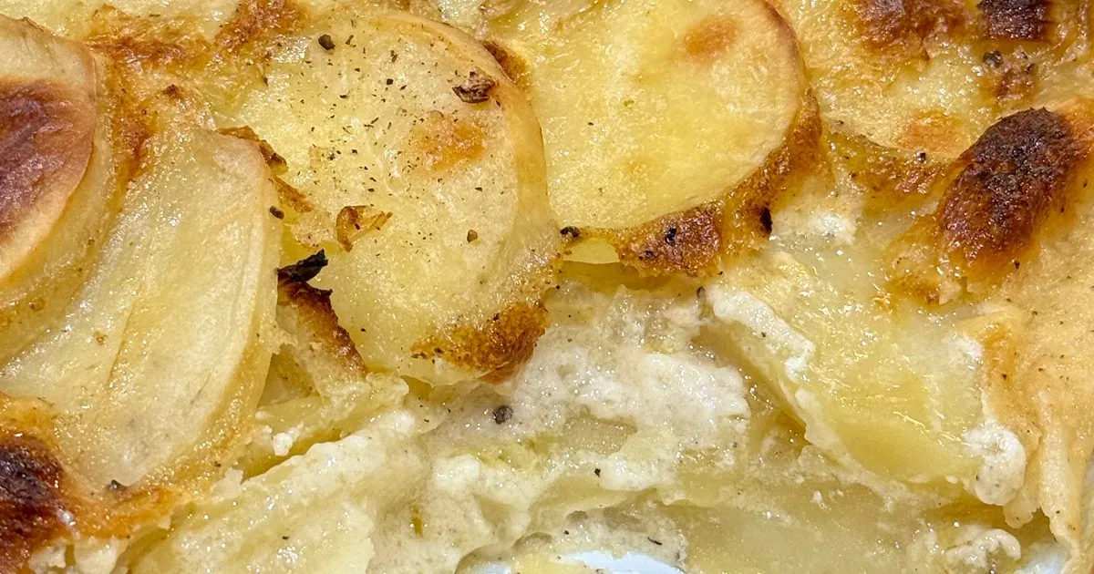 Scalloped Potatoes with milk