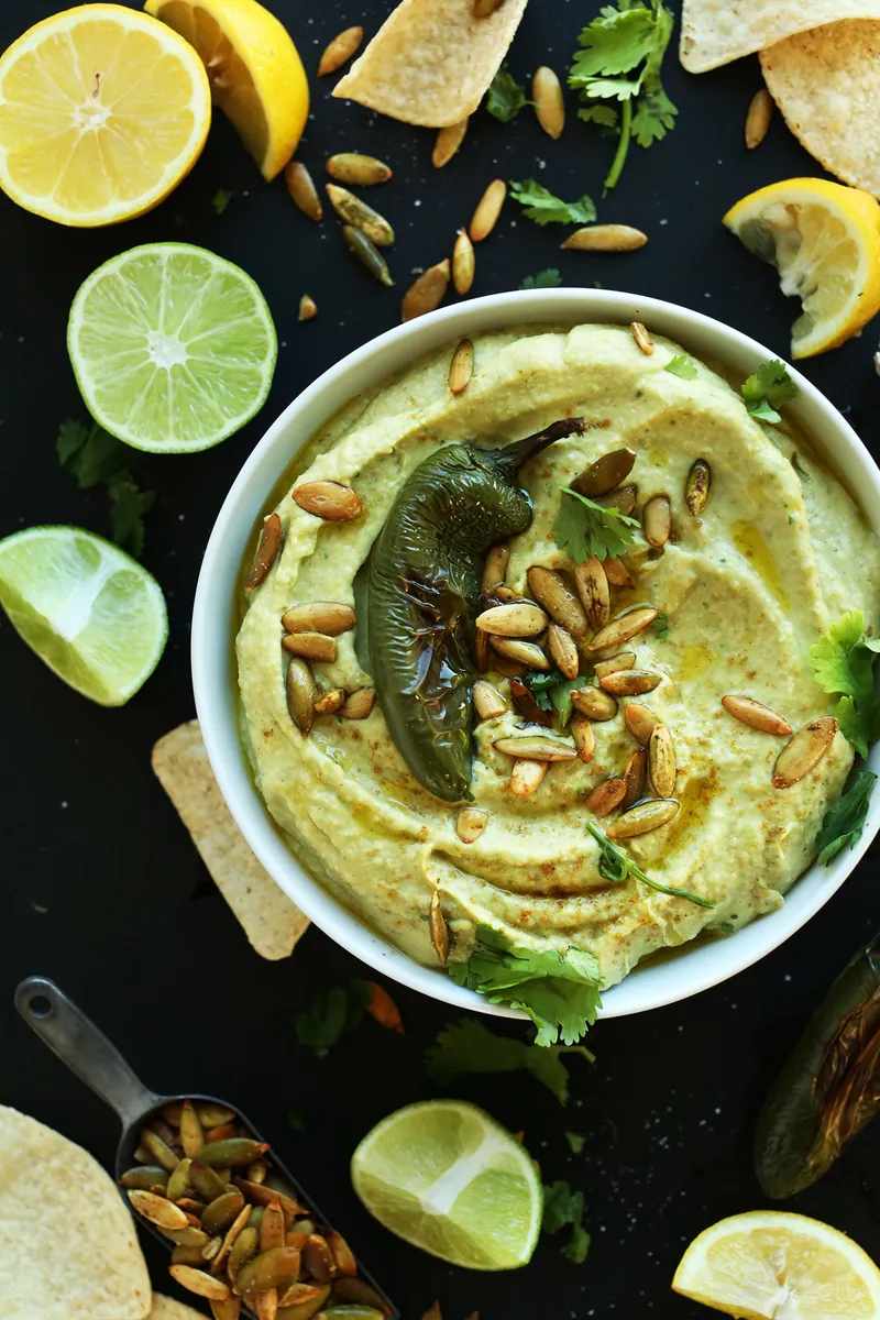 Roasted Jalapeño Hummus