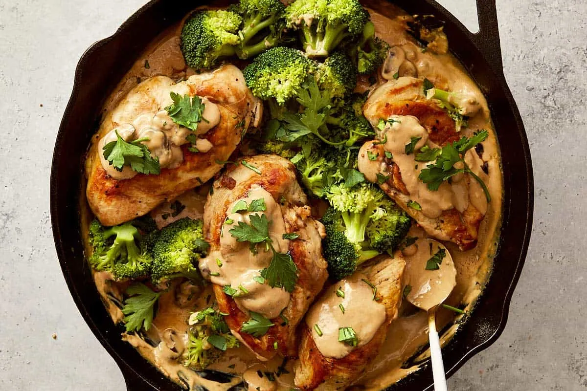 Creamy Chicken with Mushrooms