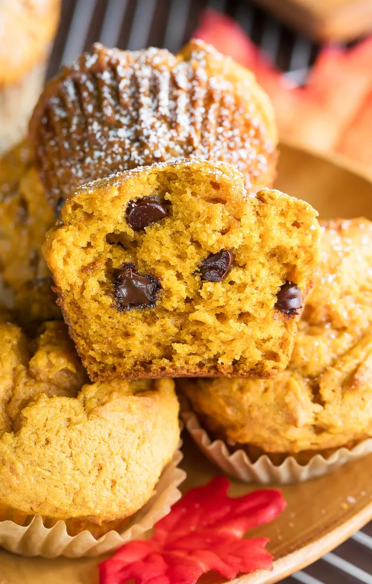 Chocolate Chip Pumpkin Muffins