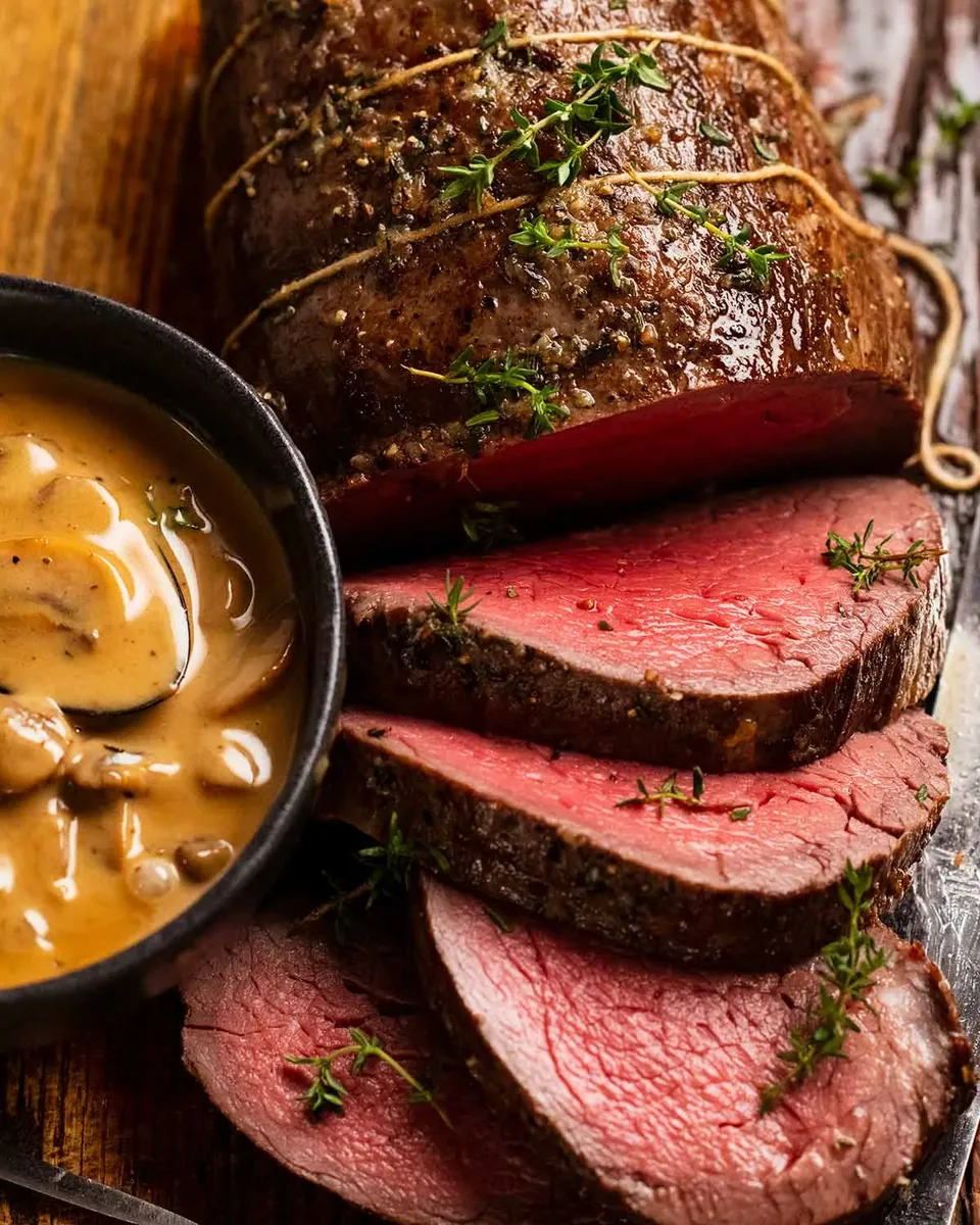 Beef Tenderloin Mushroom Sauce