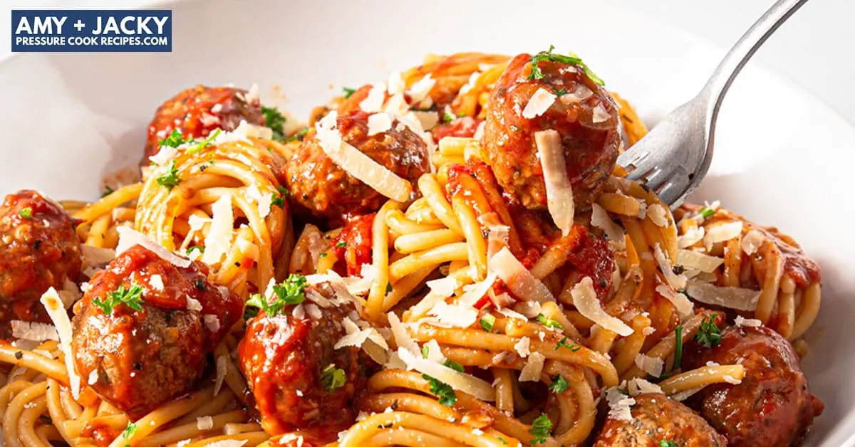 Instant Pot Spaghetti Meatballs