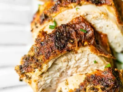 Air Fryer Herbed Buttermilk Chicken Breast