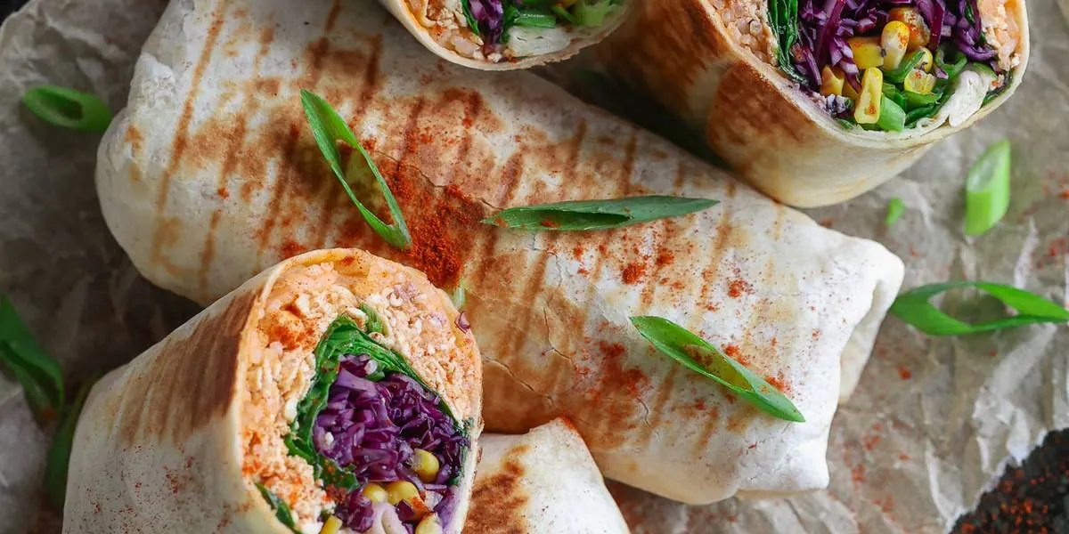 Shredded BBQ Tofu Wraps