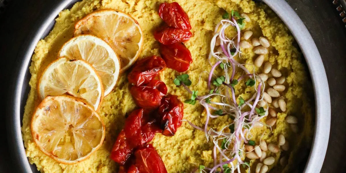 Lemon Turmeric Hummus