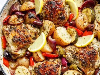 Lemon Herb Chicken and Potatoes