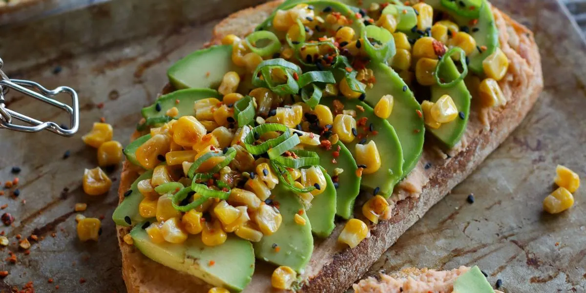 Avocado Toast with Bean Spread