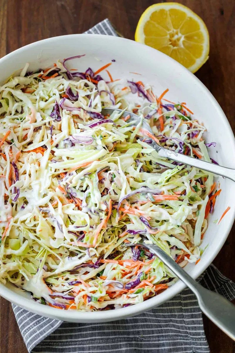 Creamy Coleslaw (6 servings)