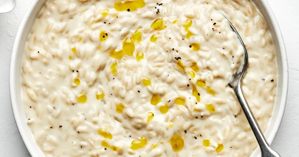 Creamy Orzo Risotto