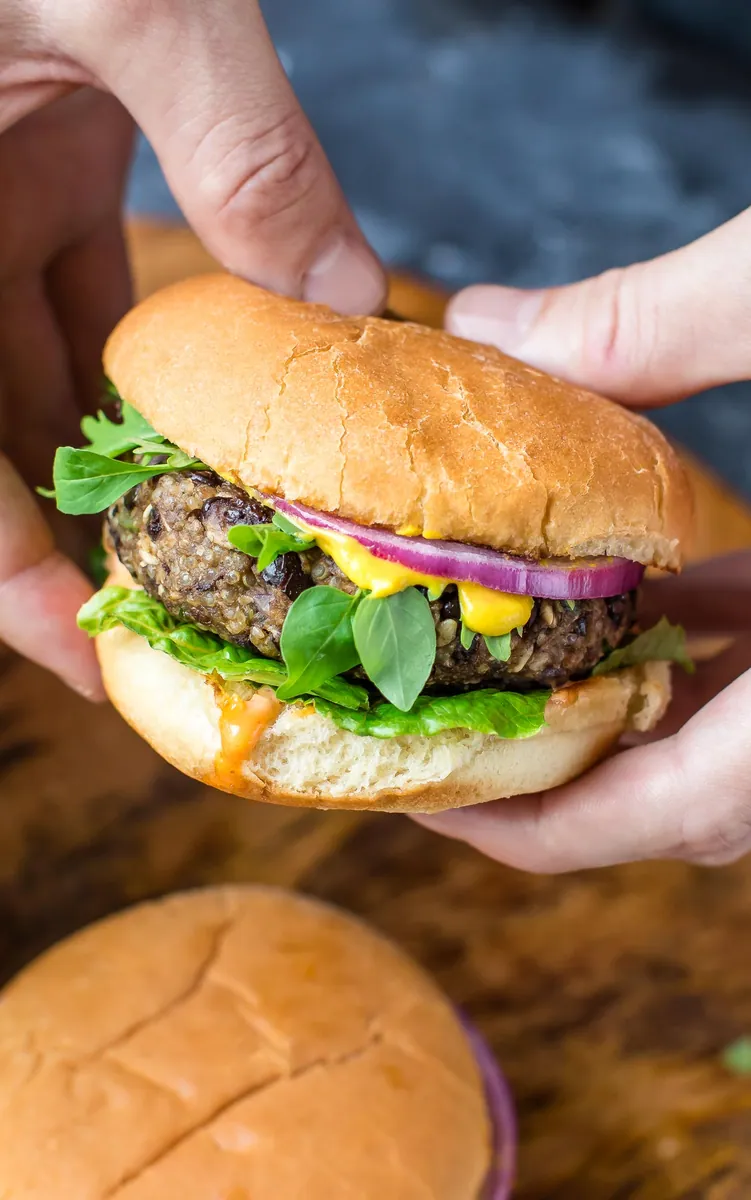 Quinoa Black Bean Burgers