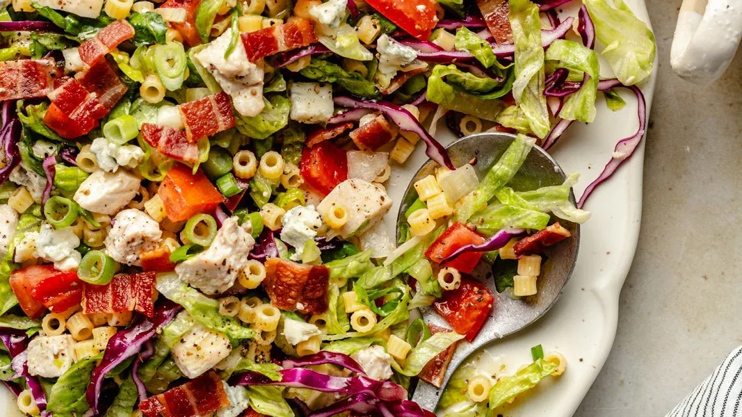 Chopped Chicken Pasta Salad