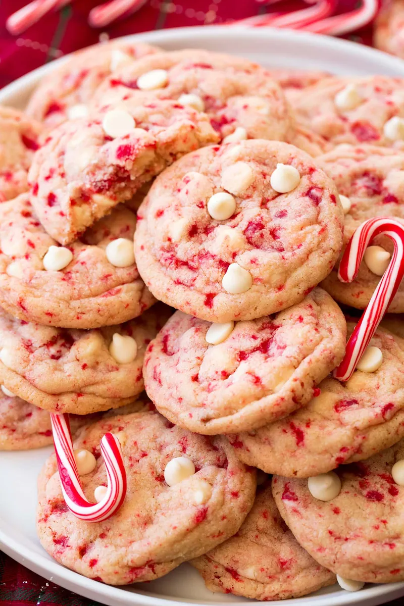 Peppermint Chocolate Chip Cookies
