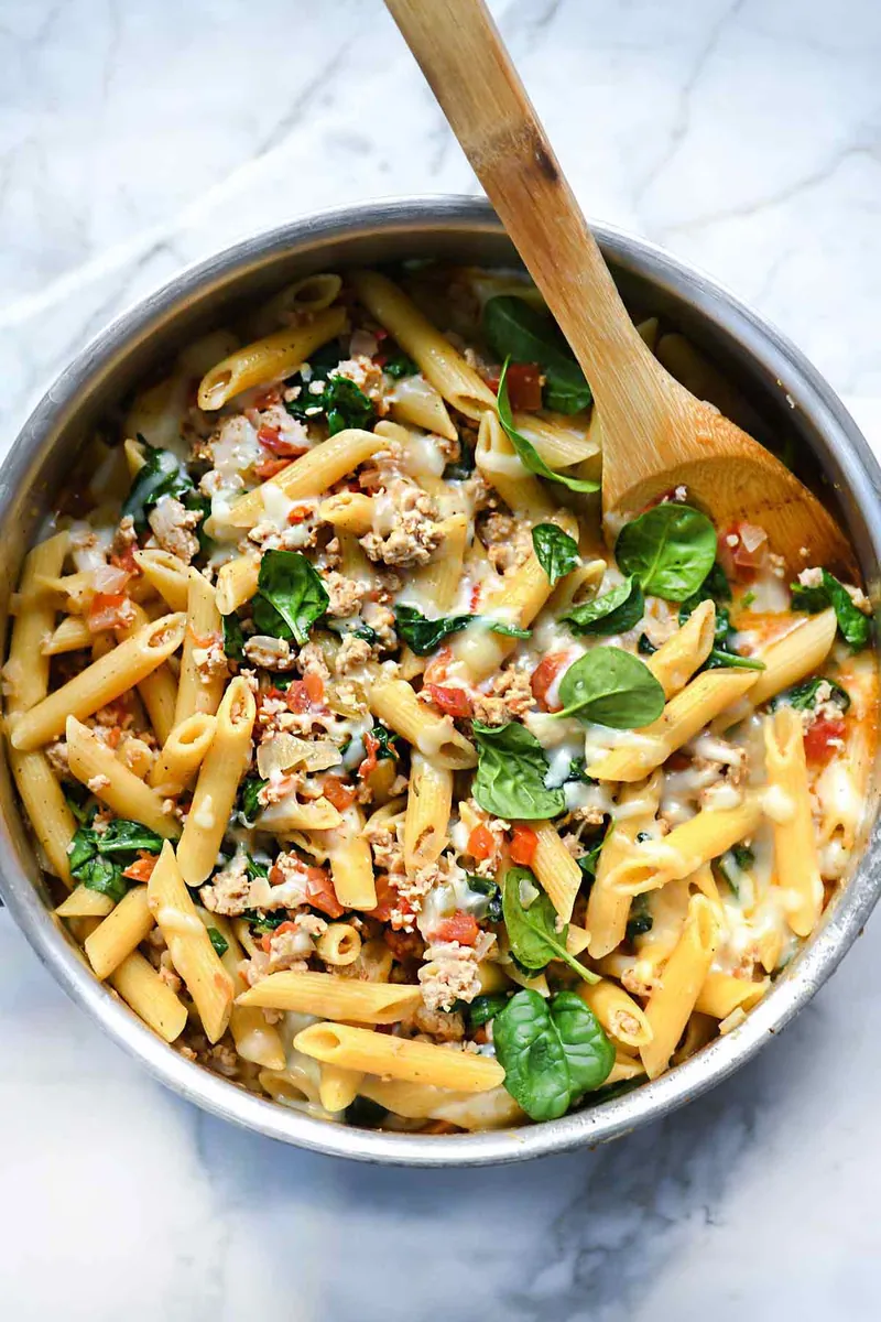One-Pot Ground Turkey Pasta