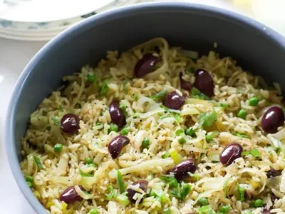 Leek Kalamata Rice