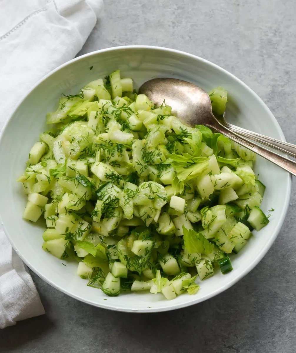 Apple Celery Dill Salad