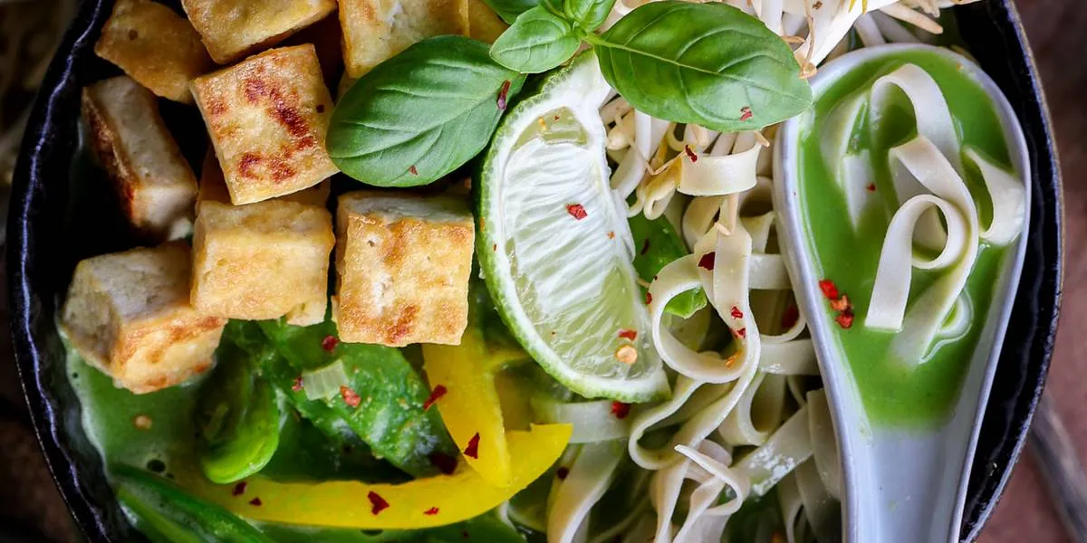 Thai Green Curry Noodle Soup