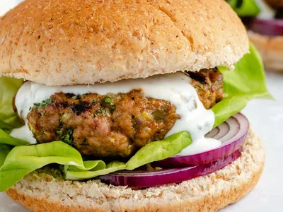 Moroccan Turkey Burgers