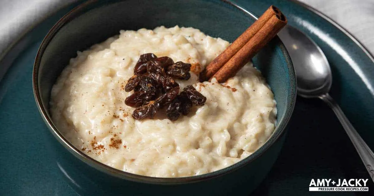 Instant Pot Rice Pudding with wild