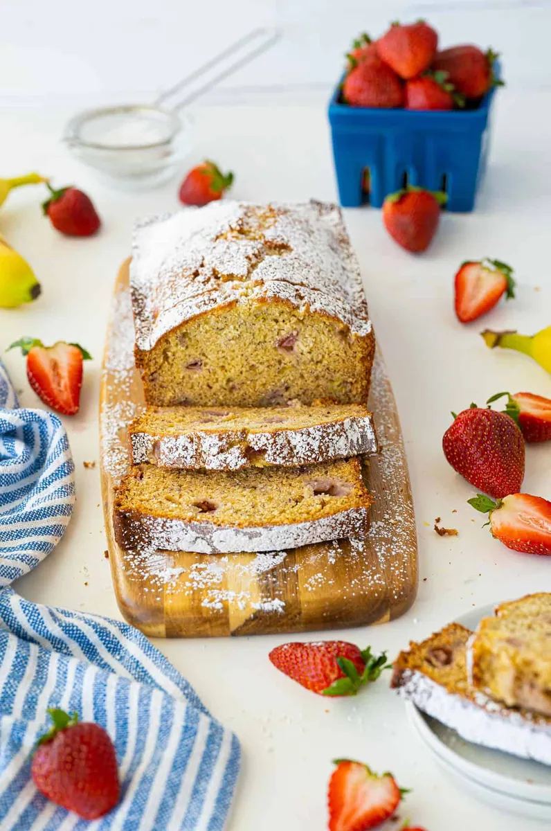 Strawberry Banana Bread