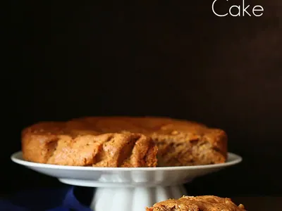 Salted Caramel Apple Cake