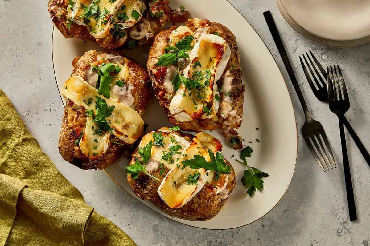 Loaded Chicken Baked Potatoes