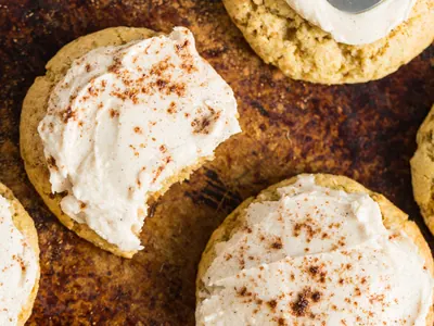 Pumpkin Cookies with Buttercream