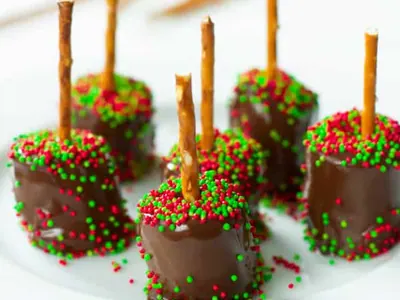Chocolate Banana Pretzel Treats