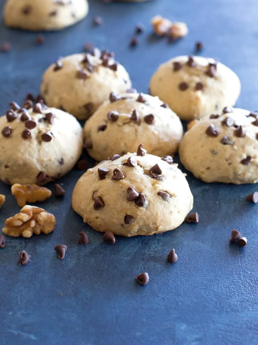 Banana Bread Cookies with butter