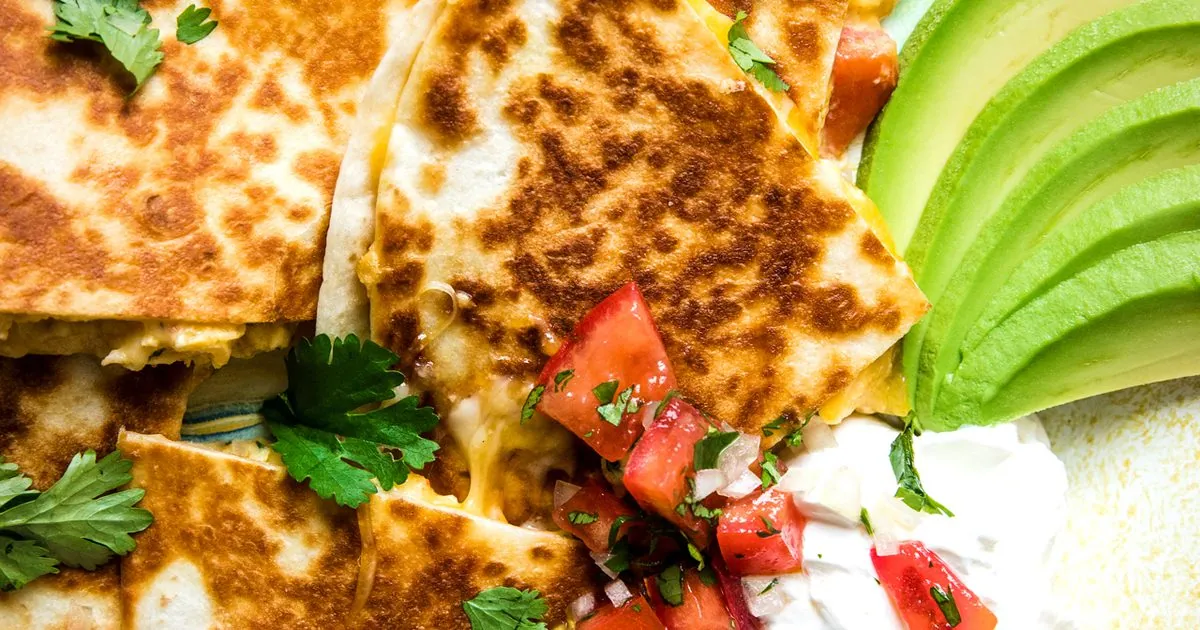 Breakfast Quesadillas with eggs